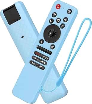 Silicone TV Remote Cover Compatible with 2025 LG MR25GA OLED Smart TV AI Remote Full Wrap Protective Case (LUMINIOUS Blue, LG MR25GA Full WRAP)