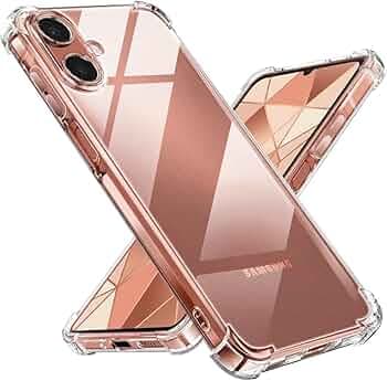 Hybrid Clear Back Case Cover for Samsung Galaxy M17e 5G | Shockproof Design | Camera Protection Bump | Bumper Case Cover for Samsung Galaxy M17e 5G (Transparent)