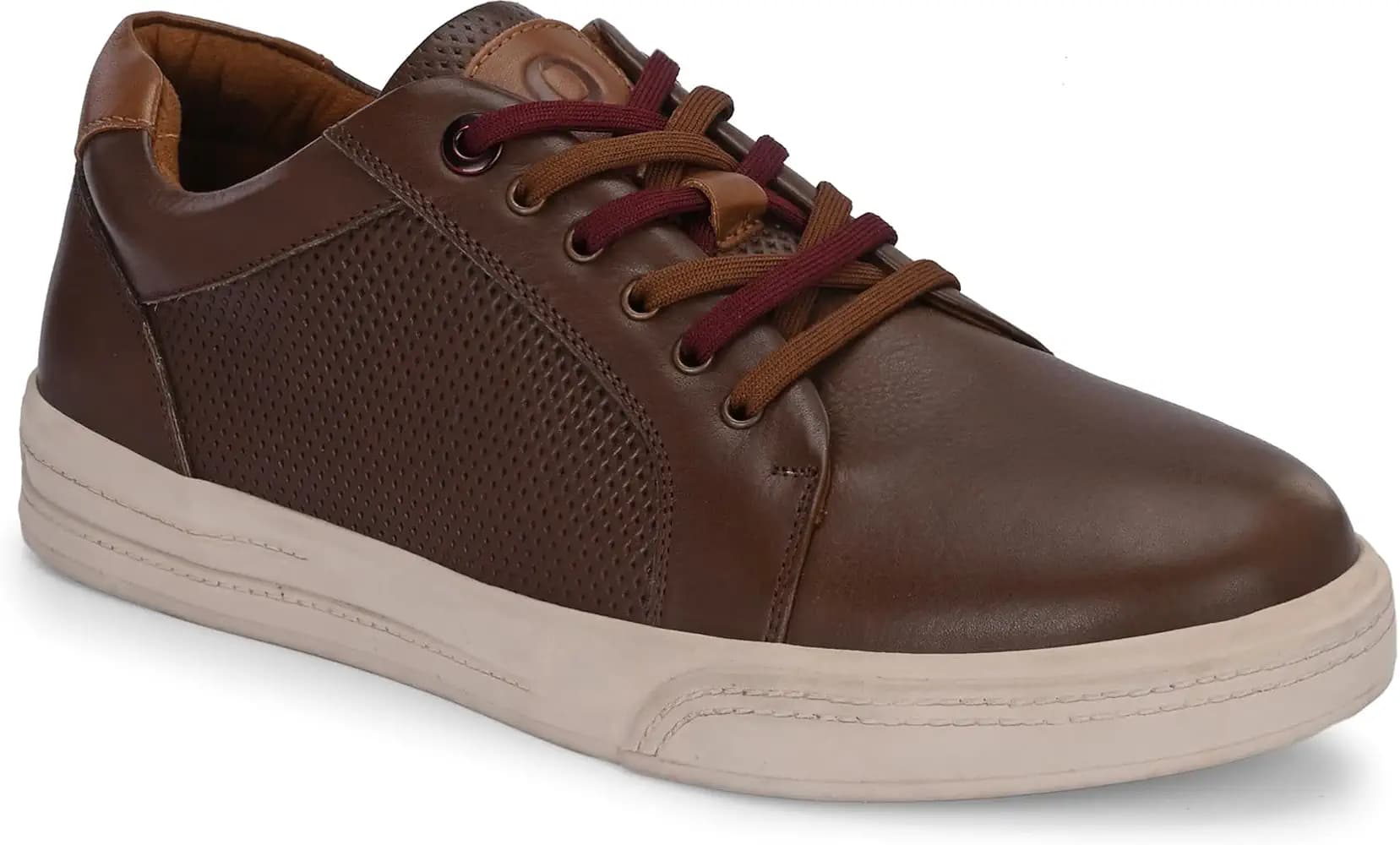 egoss Aspeerio Moonwalk Premium Genuine Leather Sneaker Casual Shoes for Men