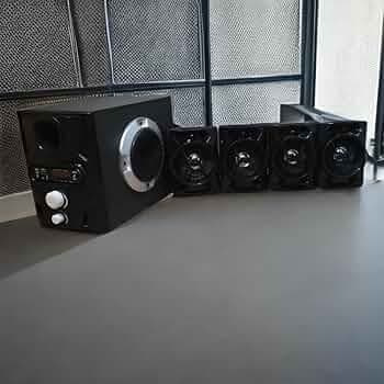 All in One 4.1ch Home Theatre System with Powerful Subwoofer 700 W Bluetooth Home Audio Speaker (Black, 4.1 Channel)