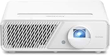 Viewsonic X1 (1920X1080) Resolution, Led Projector, 100" Maximum Display, 3100 Lumens, Harman Kardon Speakers +1.3X Optical Zoom, H&V Keystone Correction & Corner Adjustment,Hdmi, USB - White