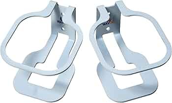 (Pack of 2) Wall Mount Metal Bracket Holder for Tp-Link Deco M4/E4 Whole Home Mesh Wi-Fi 6 Compatible, White