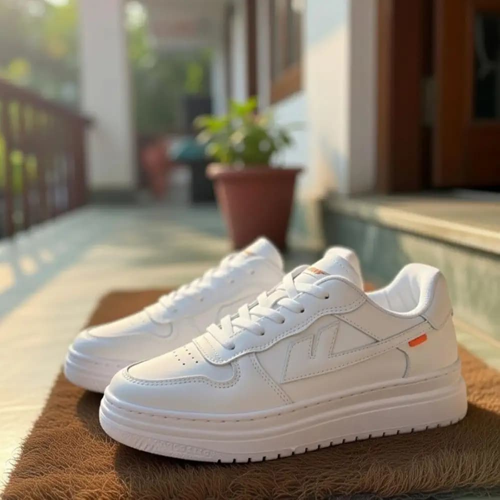 Trending Running Shoes for Men(2099-WHITE-JOS-10)