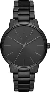 Armani Exchange Mens Stainless Steel Analogue Watch - AX2701 (Black_Free Size)