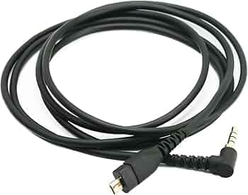 NewFantasia 1.3m/4.3ft Black Audio Cable, Compatible with SteelSeries Arctis 3, 5, 7, Pro, PC, Gaming Consoles, Mac, Mobile, Tablet