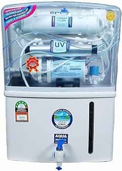 Aqua RO+LED UV+UF+Copper Water Purifier | 12L Tank | High TDS Filtration Membrane | Adjustable TDS Control | Auto Shut-Off Feature | Home & Office Use