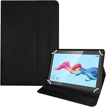 Fastway Flip Case Cover with Stand for Swipe Slate 2 Tablet (10.1-inch Wi-Fi + LTE + Calling) (Black)