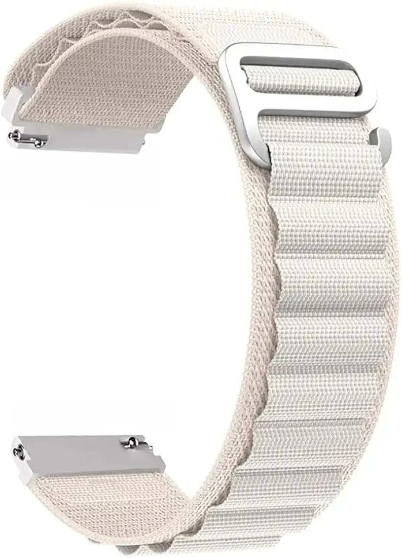 AONES 22mm Nylon Loop Watch Strap Compatible for Razer X Fossil Gen 6 Smartwatch Band