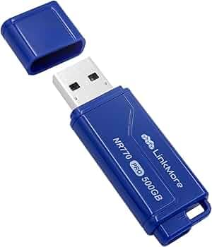 LinkMore NR770 500GB USB 3.2 Gen2 Flash Drive, Read Speed up to 1000MB/s, Write Speed up to 800MB/s, Pen Drive