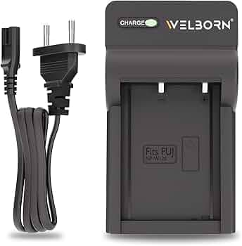 WELBORN NP-W126 Camera Battery Charger for Fujifilm X-T1 X-T2 X-T3 X-T10 X-T20 X-T30 X-T30 II X-T100 X-T200 X100F X100V X-S10 X-A5 X-A10 X-E4 X-Pro2 X-Pro3