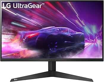 LG Ultragear Gaming 24 inch (60.3 cm) Full HD (1920 x 1080) 165Hz, 1ms, Freesync Premium, HDMI x 2, Display Port, HP Out, Reader Mode, VA, Flicker Safe - 24GQ50F (Black)