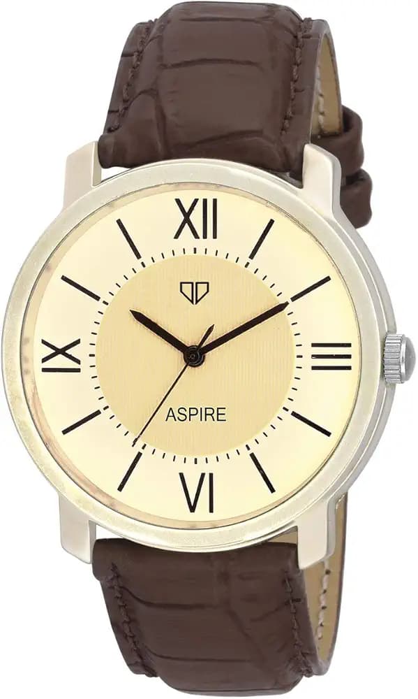 Walrus Analog Watch for Men - Vintage Style with Vegan Leather Strap - Professional & Casual Use- Men's Wrist Watch for Gift