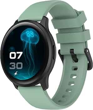 Fastrack Jupiter R3 with 1.38" Ultra UV Round Display with Singlesync BT Calling, Heart Rate, SpO2 & Sleep Tracking,IP68,Fast Charging,Upto 5 Days Battery- Smart Watch for Man and Woman - Sage Green