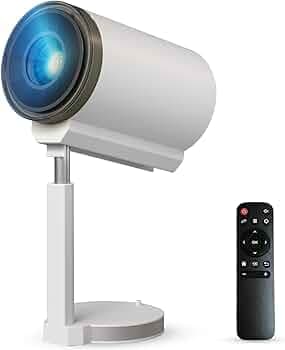 Smart Android 11 Projector 8400 Lumens 1080P Full HD | WiFi 6, Bluetooth 5.2 | Home Theater, Gaming, Office | Mini Portable LED Projector for Mobile, Laptop, TV Stick, PS5 (TS7 Projector)