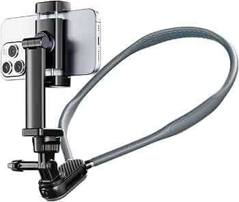 Suicune Neck Phone Holder Recording with Anti-Shake Strap - POV/Vlog Neck Tripod Mount Hands-Free Filming, Universal for iPhone, Samsung Google Pixel, All Smartphones and Action Camera