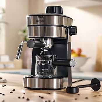 Borosil Brew Mate Drip Coffee Machine with Borosilicate Glass Carafe | Coffeemaker | 6 Cups Capacity | Anti-Drip Function, Auto Shutoff, Keep Warm Plate | 2 Years Warranty | Black