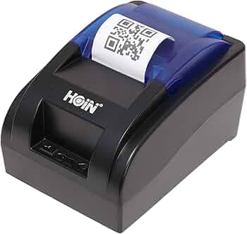 HOIN 58mm (2 Inch) Bluetooth + USB Thermal Receipt Printer | Compatible with ESC/POS Print Billing Invoice | Mobile Printing - (No Battery Backup) .1 Year Warranty.