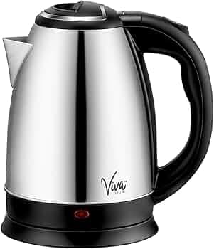 Stainless Steel Electric Kettle 1.8L | 1500 Watts Power | Fast Boiling | Auto Cut Off | Sleek & Stylish | Energy Efficient | Easy to Clean | 1 Year Warranty