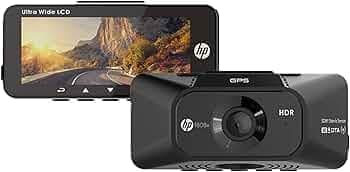 HP Car Camcorder F808X (4K Ultra-HIGH Definition + GPS + Sony STARVIS Sensor + Front & Rear CAM)