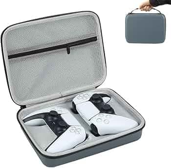 OIVO INDIA Dual Controller Remote Hard Carry Cover Compatible for PS5/PS4/XBOX Water-Resistant Travel Carry Case