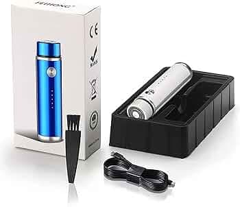Mini Electric Shaver | Pocket Size Waterproof Razor Washable Portable Shaving Beard Trimmer Rechargeable Men and Women Shaver, pack of 1