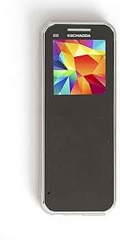 KECHAODA K33 Slim Card Size Dual Sim Phone with External Memory Slot 3.66cm (1.44-inch) Display(Gold)