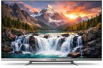 55 Inch 4K Ultra HD Smart Android TV | Android 12 | 2GB RAM + 16GB Storage | BOE Panel | 178° Viewing Angle | Voice Remote | WiFi, Bluetooth, HDMI x3, USB x2 | Wireless Display