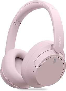 Sony WH-CH720N Noise Cancellation Wireless Bluetooth Over Ear Headphones with Mic, Up to 35Hrs Battery- Pink