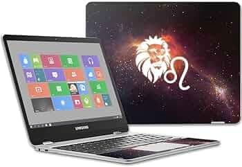 MightySkins Skin Compatible with Samsung Chromebook Plus 12.3 inch (2017) Leo, Protective, Durable and Unique Vinyl Stickers, Easy to Apply, Remove and Change