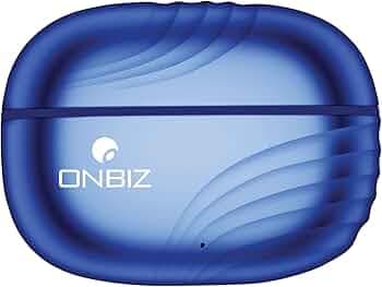 Premium Wavy Design Wireless Earbuds, Bluetooth V5.4, Powerful Deep Bass, 20+ Hours Playtime, Voice Assistant Support, Touch Sensor Control, HD Calling, Blue