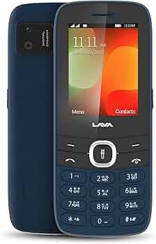 Lava A7 Torch+ Dual Sim Keypad Mobile Phone (with Instant Slide Torch)| 2.4" Big Display | Powerful Battery Backup | Vibration Alert | Camera | Wireless FM & Bluetooth | Blue