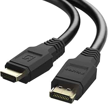 iVoltaa High Speed 4K 60 Hz HDMI 2.0 Cable - 15 Feet (4.5 Meters) - Black