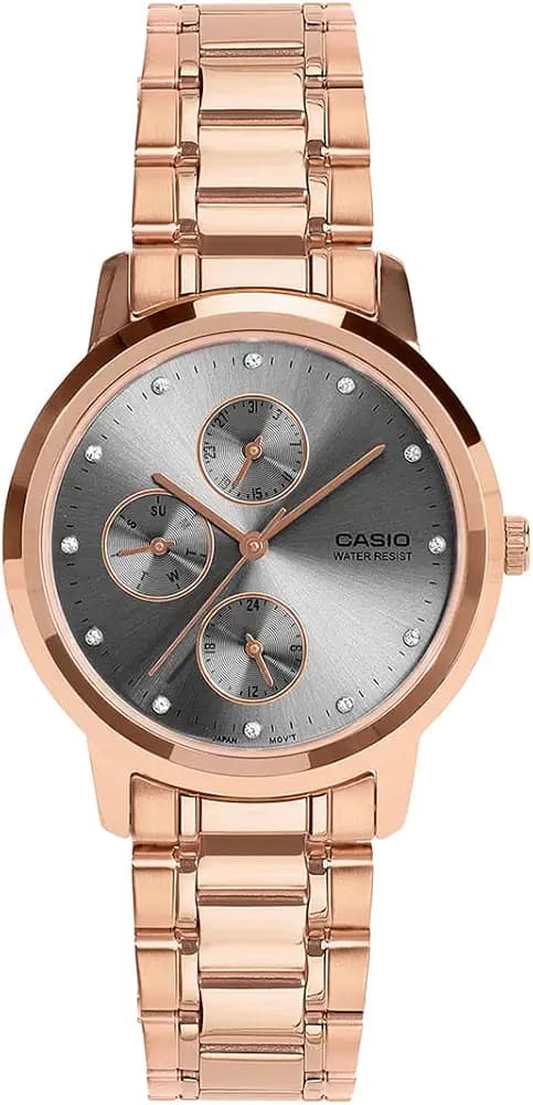 Casio Enticer Ladies LTP-SN6KR-8A Analog Grey Dial Watch (A2497)