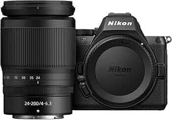 Nikon Z5 II with Telephoto Zoom Lens | Full-Frame mirrorless Stills/Video Camera with 24-200mm Wide-Angle to telephoto Zoom Lens | Nikon USA Model