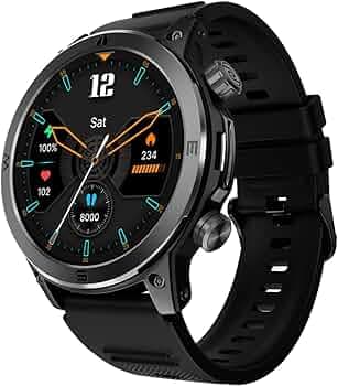 Noise Endeavour Rugged Design 1.46" AMOLED Display Smart Watch, BT Calling, SoS Feature, Rapid Health & 100+ Sports Modes- (Black)