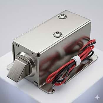 DC 12V Electric Cabinet Lock Solenoid Bolt for Drawer, Locker, Cabinet, Smart Lock System & Access Control (Heavy Duty Metal Body)