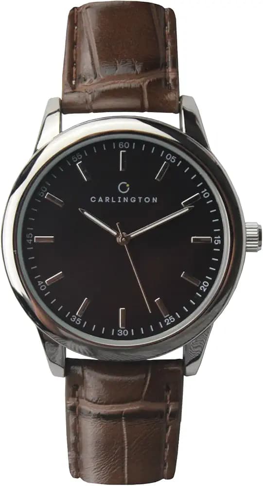 Carlington Aristocrat Series Analog Watches for Men with Premium Leather Strap - CT 1077