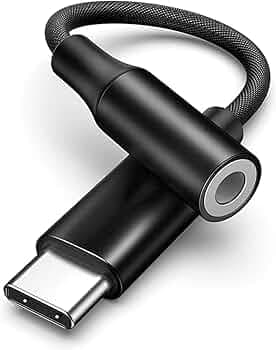 Bold Byte Type-C to 3.5mm Audio Jack Connector/Adapter Cable [3 Months Warranty*] Compatible for iPhone 17/16/15 Series/Samsung/OnePlus/Google/Nothing/Motorola, Laptop, iPad, Headphones