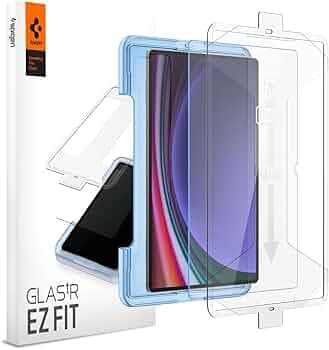 Spigen Glas.Tr EZ Fit Tempered Glass Full Screen Protector Guard For Samsung Galaxy Tab S10 Ultra/Galaxy Tab S9 Ultra [1 Pack]