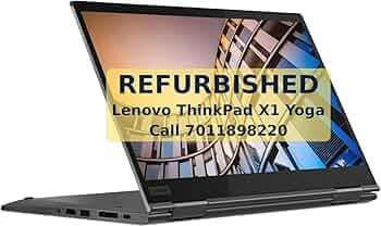 (Certified & Tested) ThinkPad X1 Yoga 14” 2-in-1 Touch Premium Business Laptop | Core i7 10th Gen | 16GB RAM | 256GB SSD | 4k UHD Display | 360° Convertible | Stylus | Iron Grey | Win 11 Pro