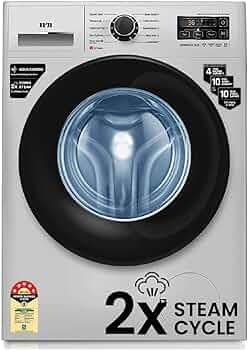 IFB 6.5 Kg 5 Star Front Load Washing Machine 2X Power Steam (SENORITA SXS 6510, Silver & Black, In-built Heater, 4 years Comprehensive Warranty)