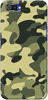 Army Camouflage Pattern Printed Designer Hard Back Case Cover for Realme C2 / Oppo A1K, RMX1941, CPH1923 -(VS) VKM2005