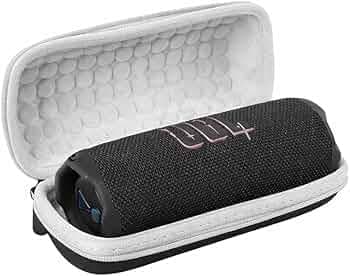 Travel Carry Case for New JBL Flip 7, 6, 5, 4, 3 Portable Speaker, Shockproof, Dustproof, Protective Cover Storage Bag (Grey Inside)