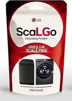 LG ScaLGo Washing Machine Descaling Powder for Front Load and Top Load Washing Machines Pack of 1 (100 Gm/Pack)