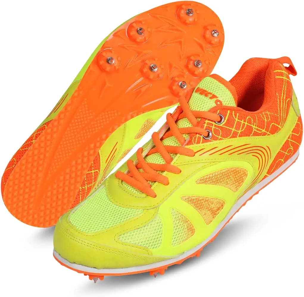 Vector X High-Performance Outdoor Running/Athletic Track and Field Shoes with Removeable Spike|Durable Sports Footwear Shoe for Adult, Men Women & Boys Kids