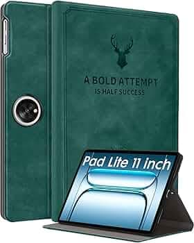 Robustrion Cover for OnePlus Pad Lite 11 inch Cover Case, Deer Flip Cover Case for OnePlus Pad Lite Tablet Cover 11" - Dark Green