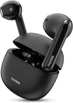 Noise Buds Mini Truly Wireless Earbuds (2026) | Half in-Ear Design | 40H Playtime | Quad Mic ENC for Clear Calls | 13mm Driver | Low Latency Gaming Mode | BT v5.3 | IPX4 Sweat Resistant - Jet Black