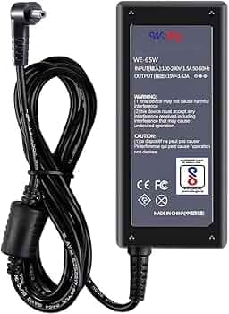 65W Laptop Charger Compatible with Acer ChromeBook 11 13 14 15 R11 N15Q8 N15Q9 N15Q10 CB3 CB5 C720 C720P C731 C738T C740 C810 C730E CB5-571 ADP-45FE F AC Adapter 19V 3.42A
