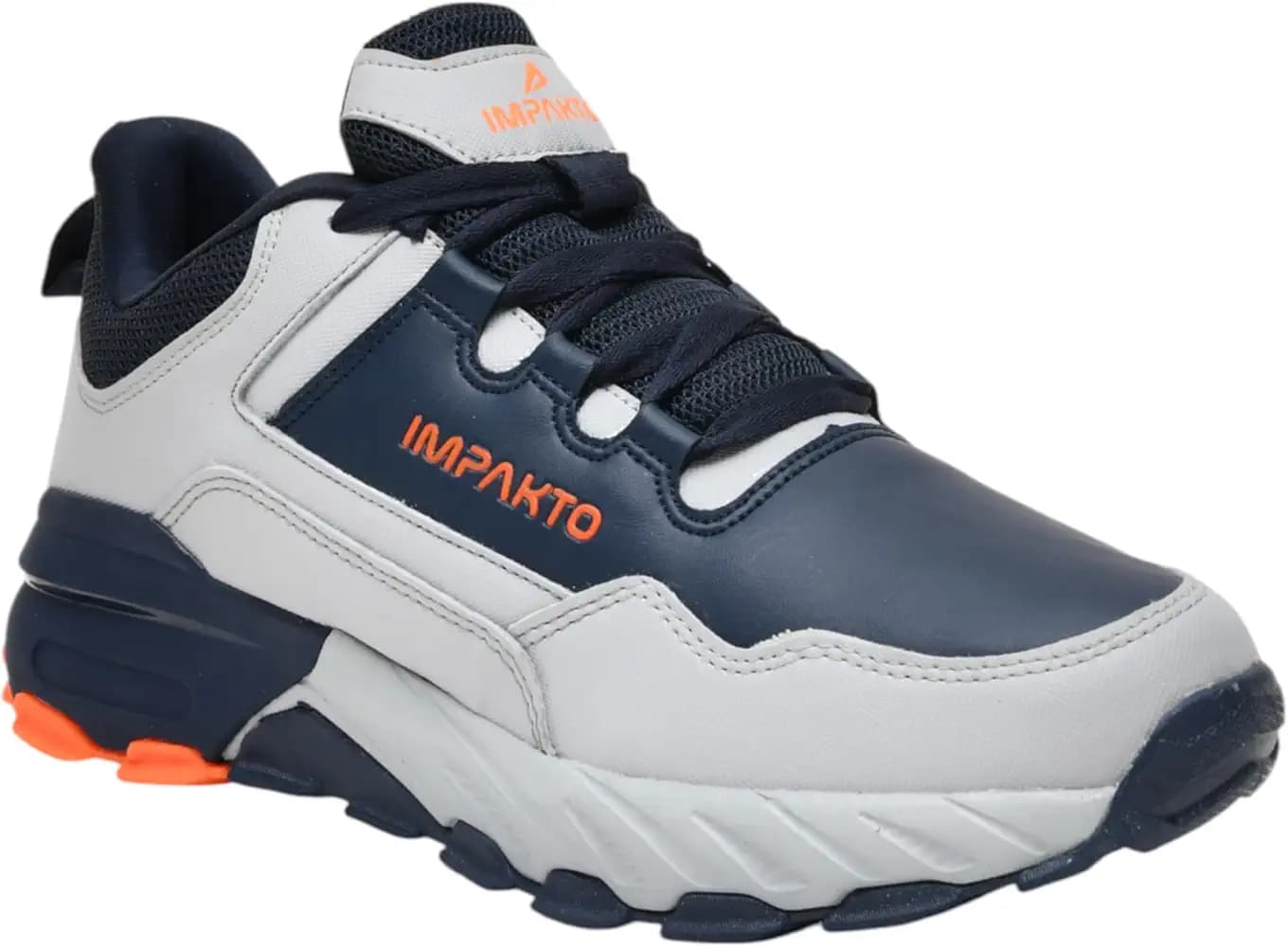 Impakto TerrainMax Waterproof & Mositure Wicking Hikng & Trekking Shoes | All Terrain Grip | Lightweight & Breathable | Washable | Comfort on Heel | Rugged Traction for Mountain, Trail & Adventure