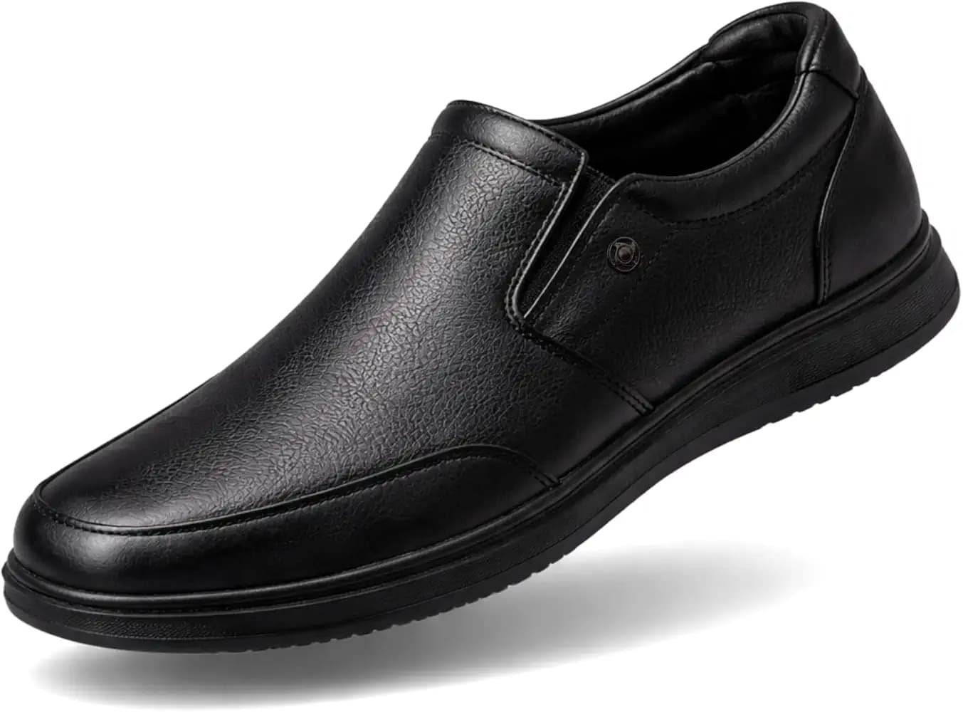 Kraasa Men’s Formal Slip-On Shoes | Vegan Leather Upper | Airmix Sole | High Cushioning | Lightweight & Comfortable